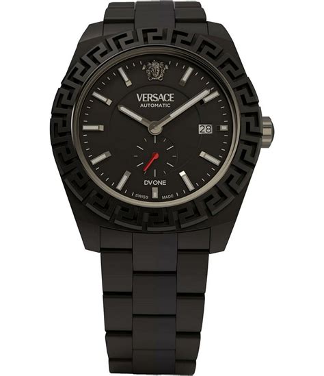 Versace Men's DV One Automatic Black Ceramic Bracelet 